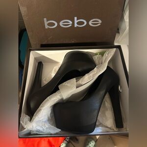 Bebe Classic Black High Heels